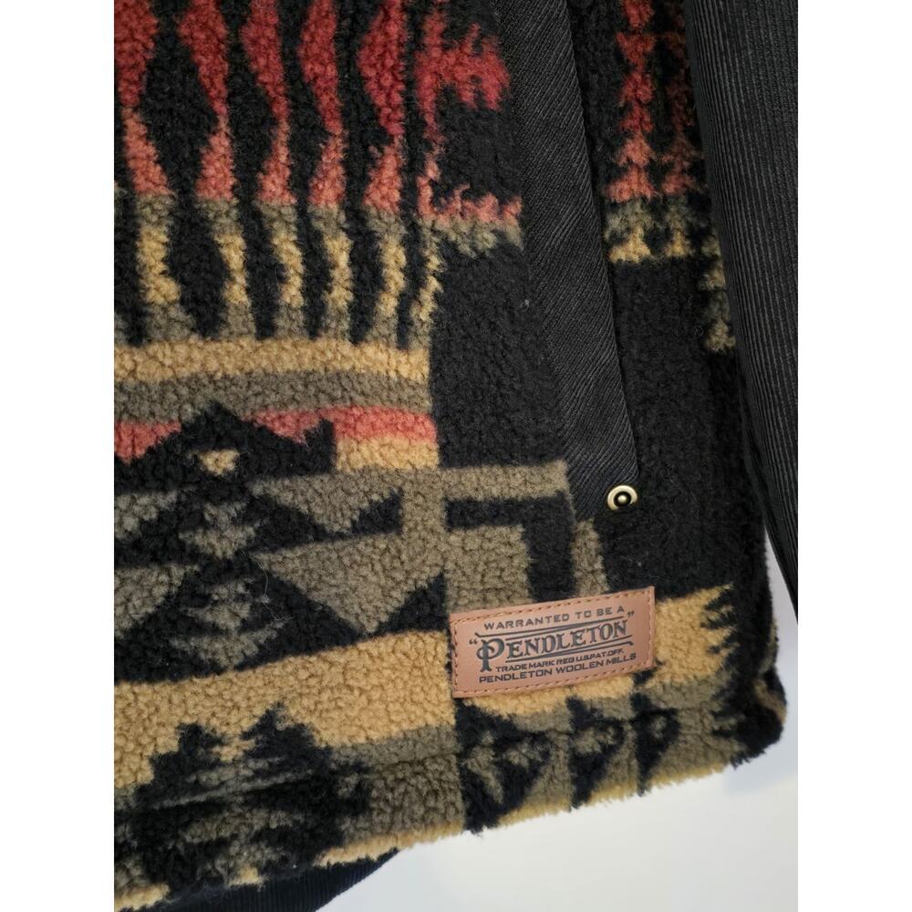 Pendleton Black And Multicolor Patterned Jacket - image 4